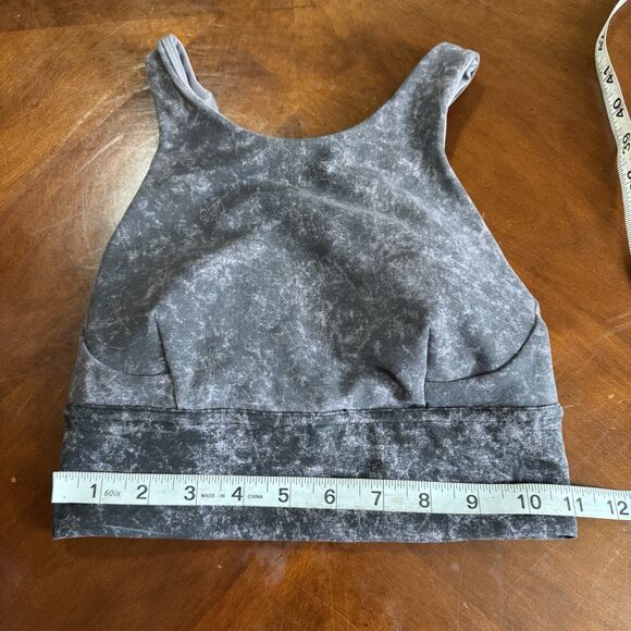 Lululemon Bra Wunder Train Long Line LW2CYKS Stretch Sz 2 - Picture 7 of 12